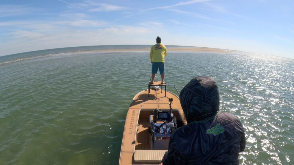 Two of us stood all day and caught a LOT of fish.