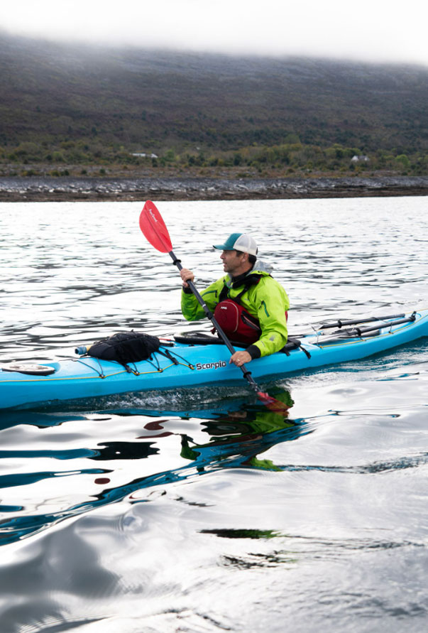Scorpio kayak worked well for this type of adventure.