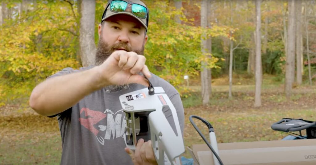 Torqeedo Travel Ultralight Motor locking lever