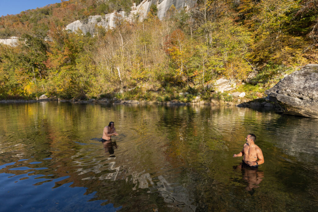 buffalo national river, swimming