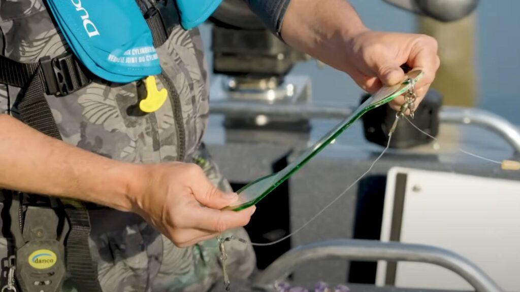 Running flashers for fishing