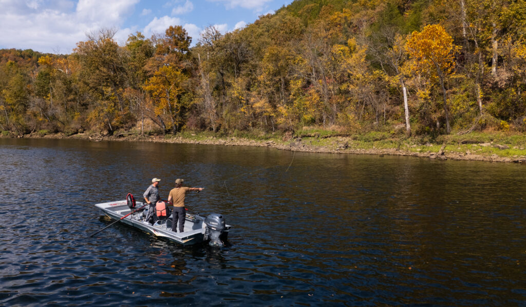 fly fishing on the white river